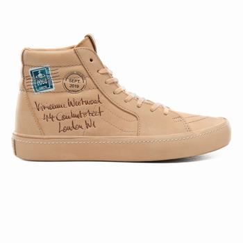 Damske Kotnikove Tenisky Vans x Vivienne Westwood Sk8-Hi Hnede VA10QXPNG